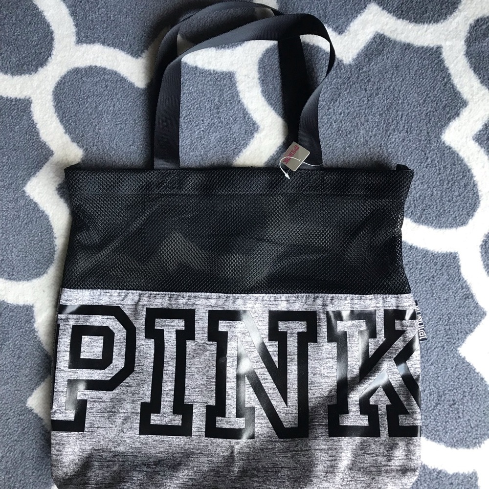 PINK tote mesh bag